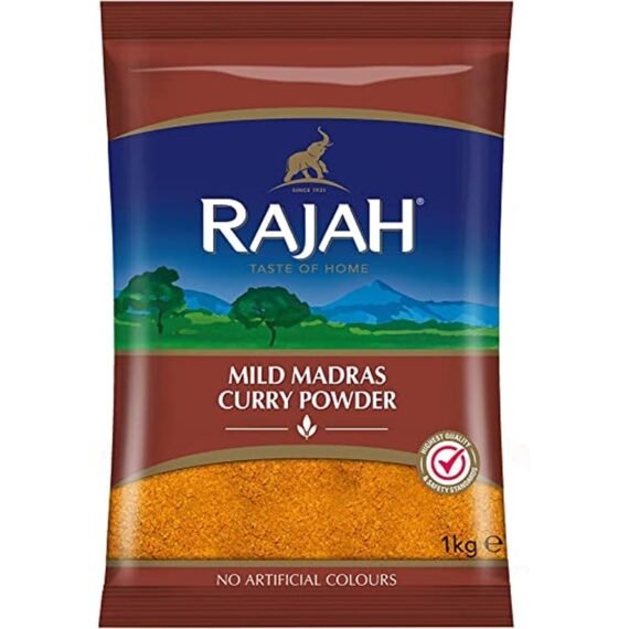 Rajah Mild Madras Curry Powder Jellis Foods