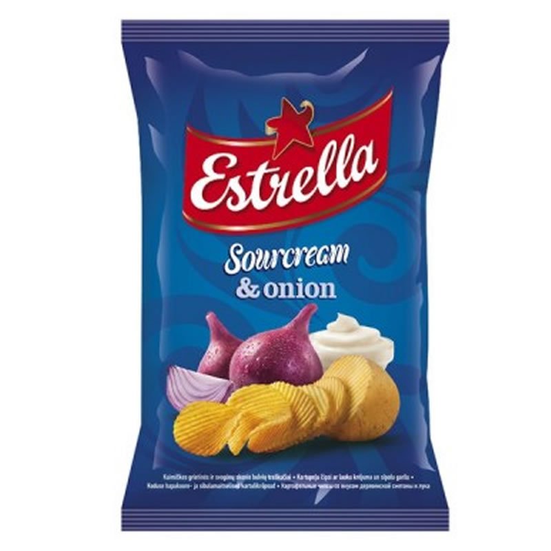 Estrella – Potato Chips Sourcream 70g – Jellis Foods